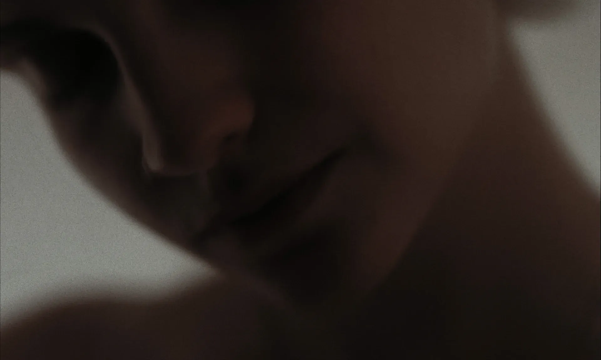 A man's blurred profile in soft shadow in Les Homards Immortels